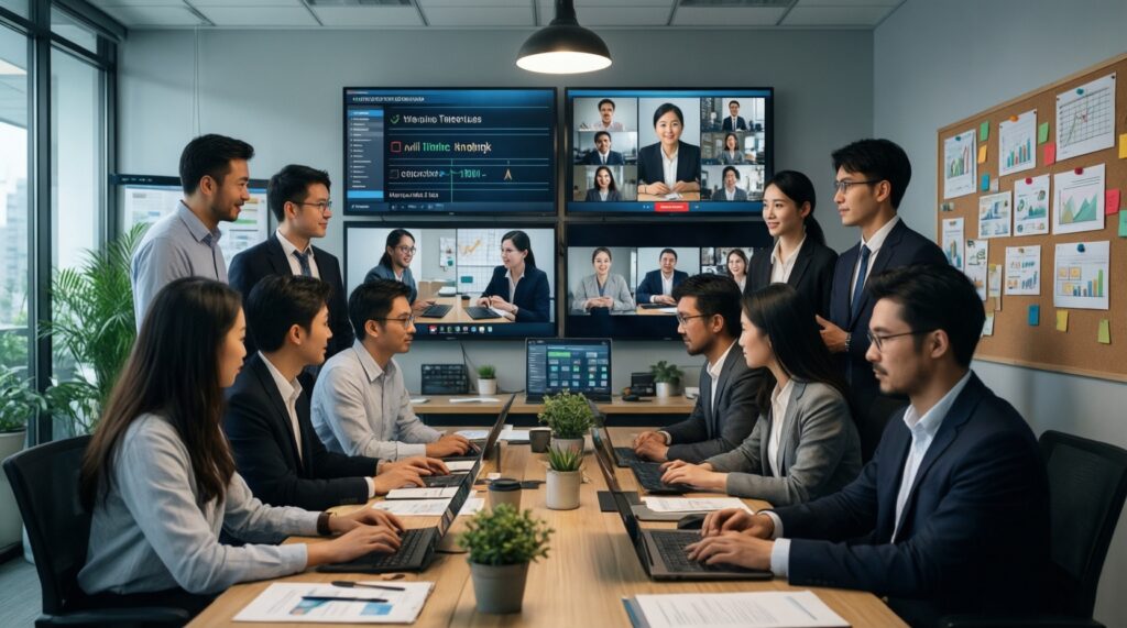 Удалённая работа и бизнес: как выстроить процессы и контроль без микроменеджмента - иллюстрация